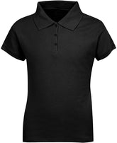 Girls Short Sleeve Pique Polo Shirt - Wholesale Bulk School Uniforms