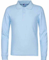 Toddlers Long Sleeve Pique Polo Shirt
