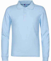 Toddlers Long Sleeve Pique Polo Shirt
