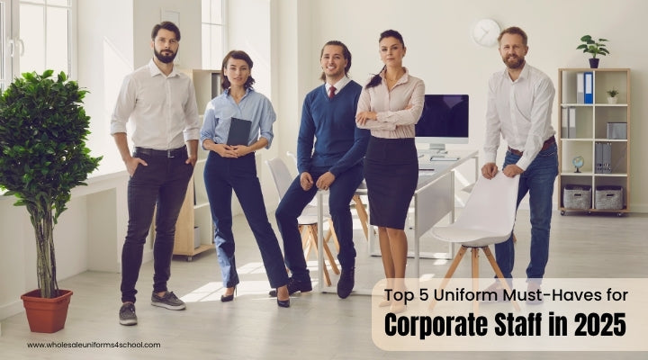 Top 5 Uniform Must-Haves for Corporate Staff in 2025 - Wholesale Bulk School Uniforms