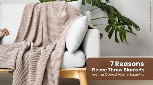 7 Reasons Fleece Throw Blankets Are the Coziest Home Essential - Wholesale Bulk School Uniforms