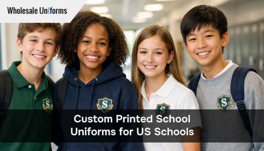 Custom Printed School Uniforms for US Schools - Wholesale Bulk School Uniforms