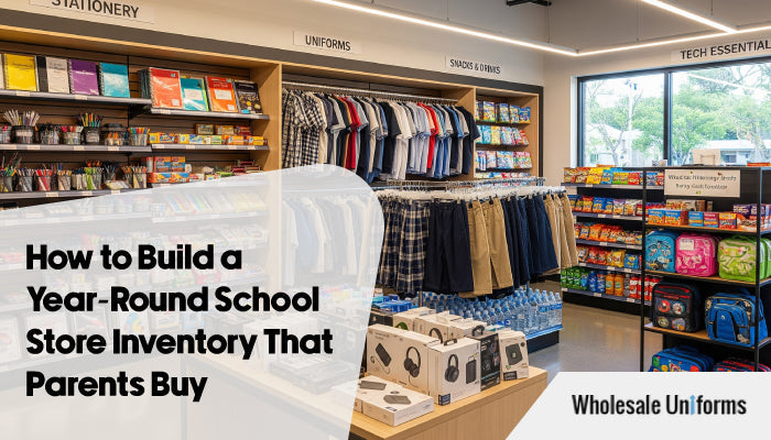 How to Build a Year-Round School Store Inventory That Parents Buy - Wholesale Bulk School Uniforms