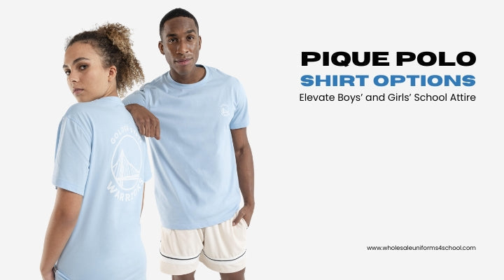 Pique Polo Shirt Options: Elevate Boys’ and Girls’ School Attire - Wholesale Bulk School Uniforms