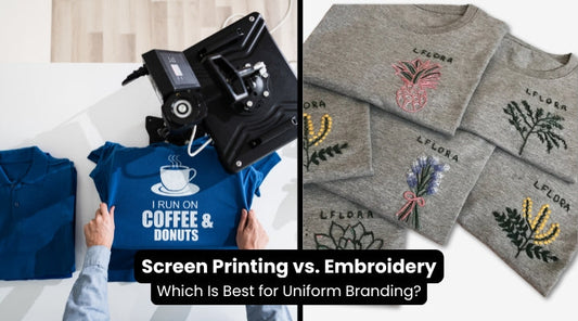 Screen Printing vs. Embroidery: Which Is Best for Uniform Branding?