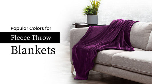 Popular Colors for Fleece Throw Blankets - Wholesale Bulk School Uniforms