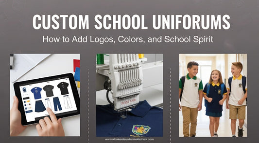 Custom School Uniforms: How to Add Logos, Colors, and School Spirit - Wholesale Bulk School Uniforms