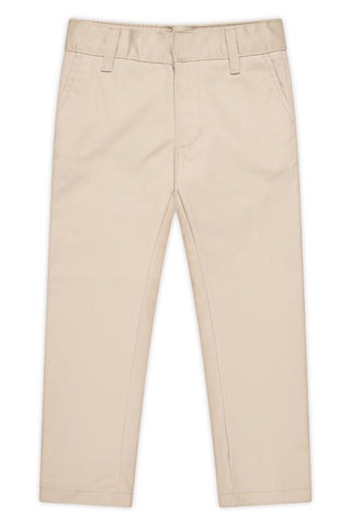 Girls Husky Flat Front Pants