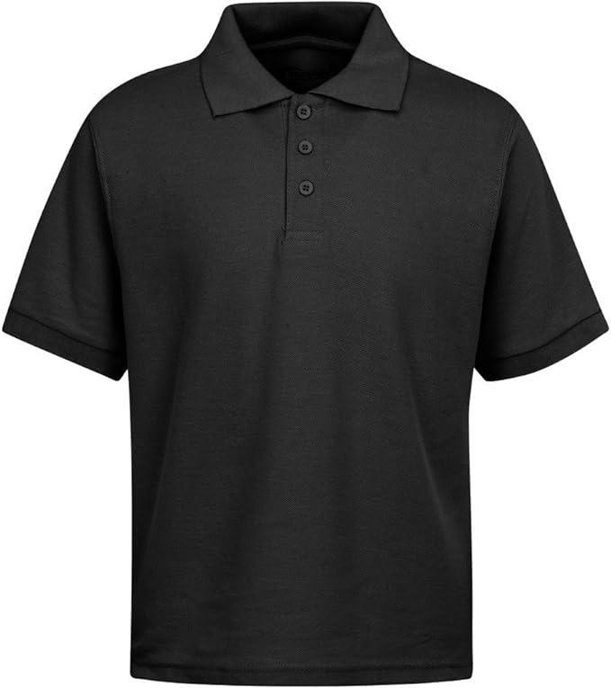 Men's Short Sleeve Pique Polo Shirt - Big Size