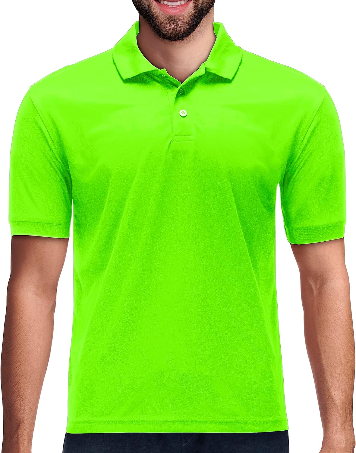 Men's Dri Fit Moisture Wicking Polo Shirt - Big Size