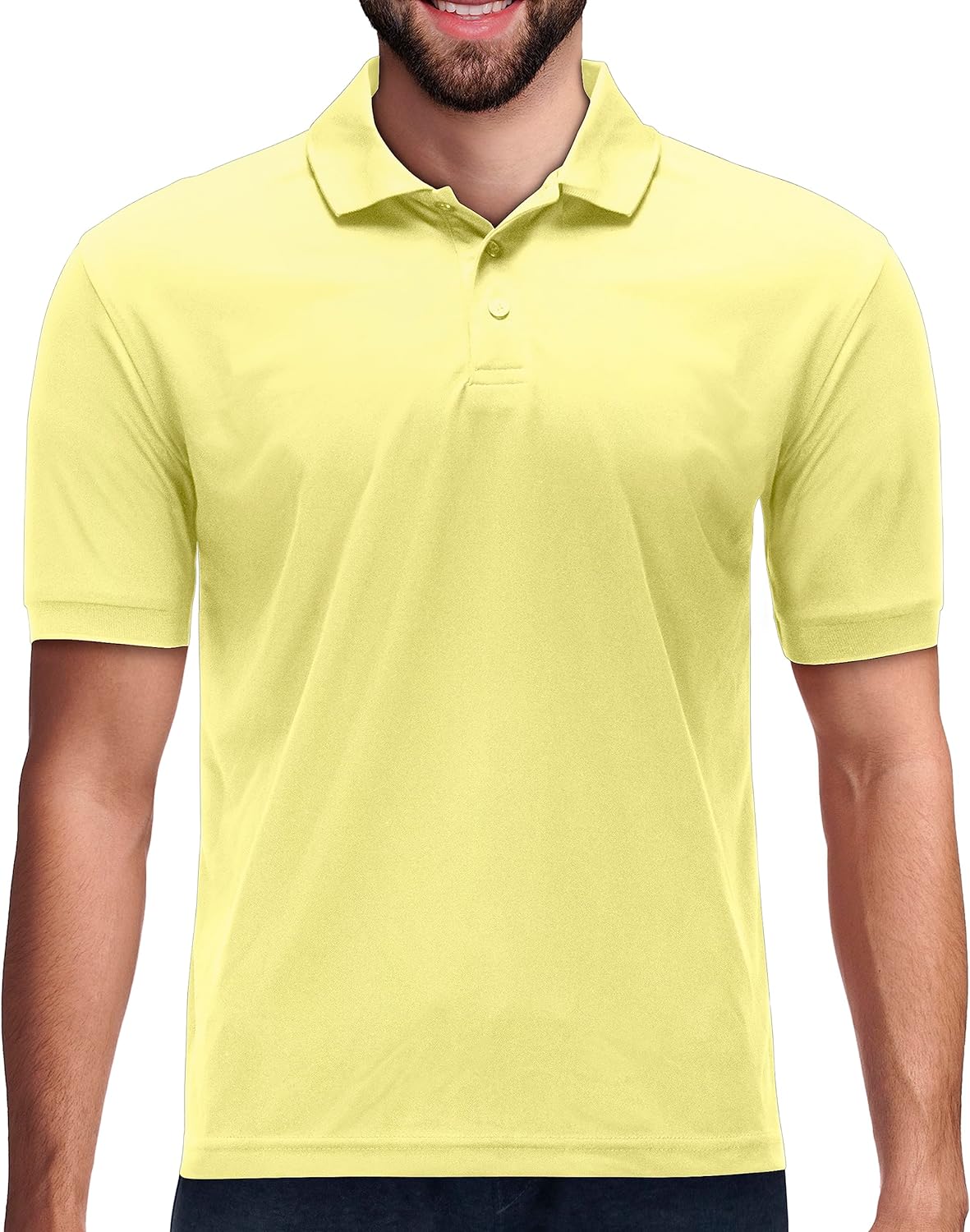 Men's Dri Fit Moisture Wicking Polo Shirt