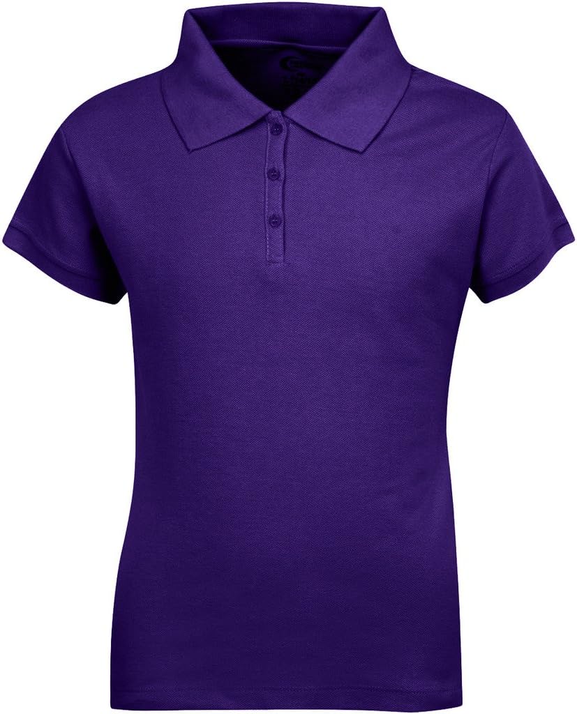 Juniors Short Sleeve Pique Polo Shirt