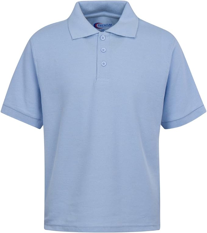 Men's Short Sleeve Pique Polo Shirt - Big Size