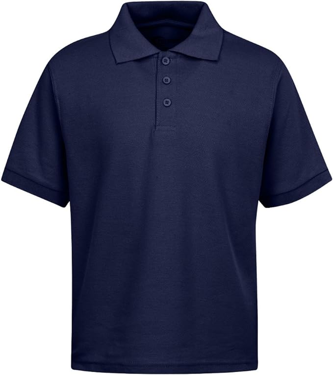 Men's Short Sleeve Pique Polo Shirt - Big Size