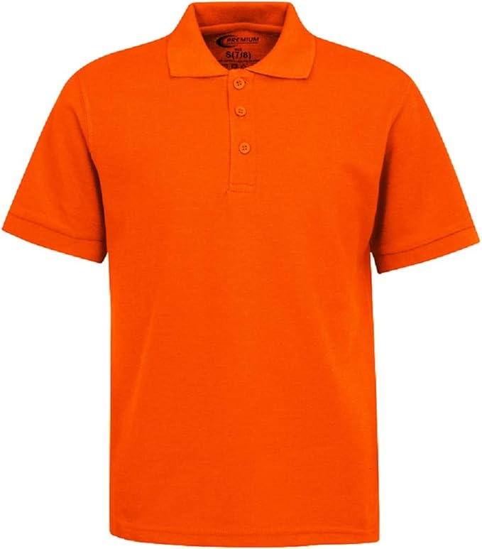 Men's Short Sleeve Pique Polo Shirt - Big Size