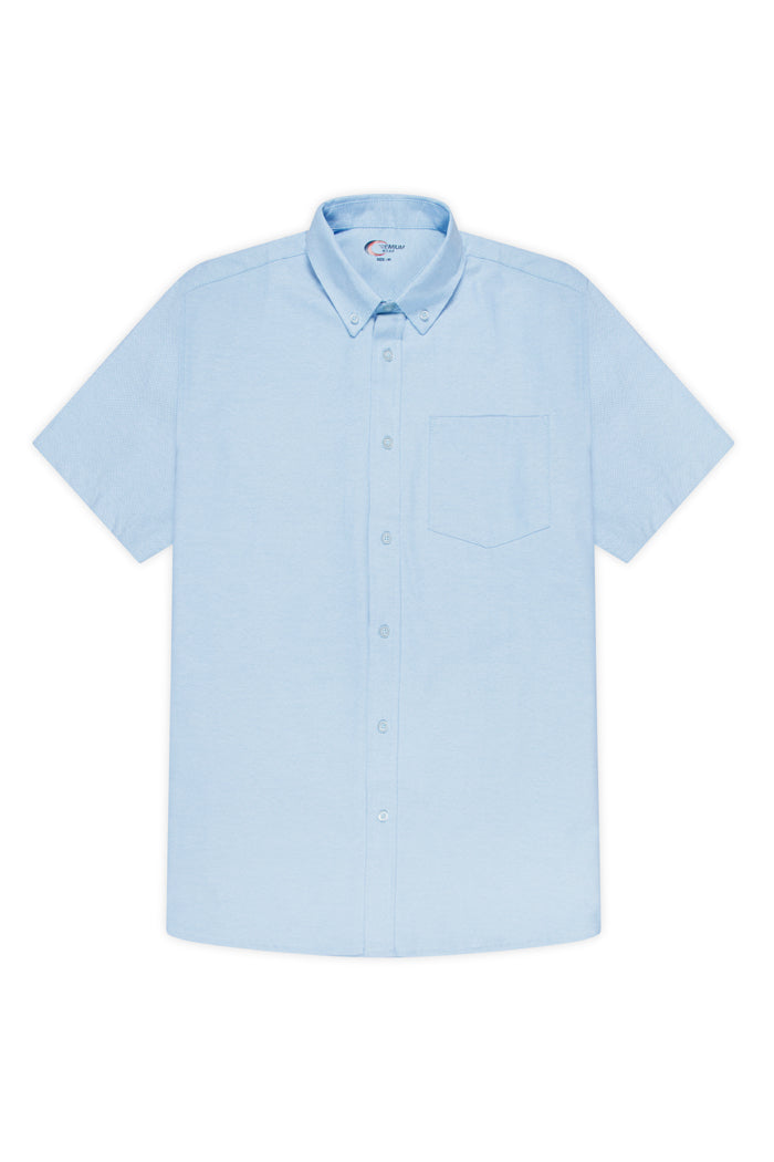 Boys Short Sleeve Oxford Shirt