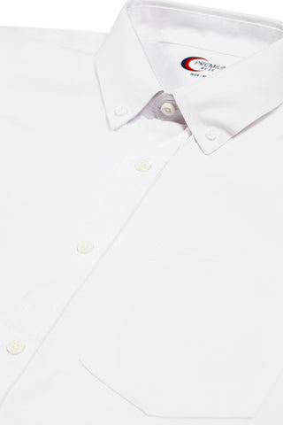 Boys Short Sleeve Oxford Shirt