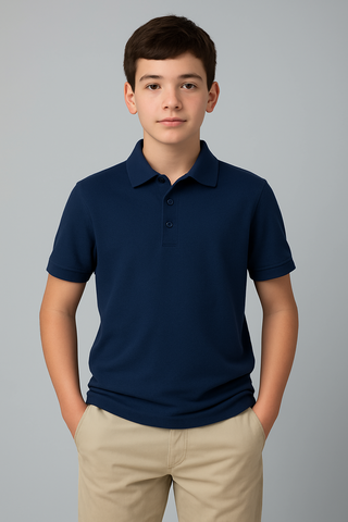 Boys/Unisex Short Sleeve Pique Polo Shirt