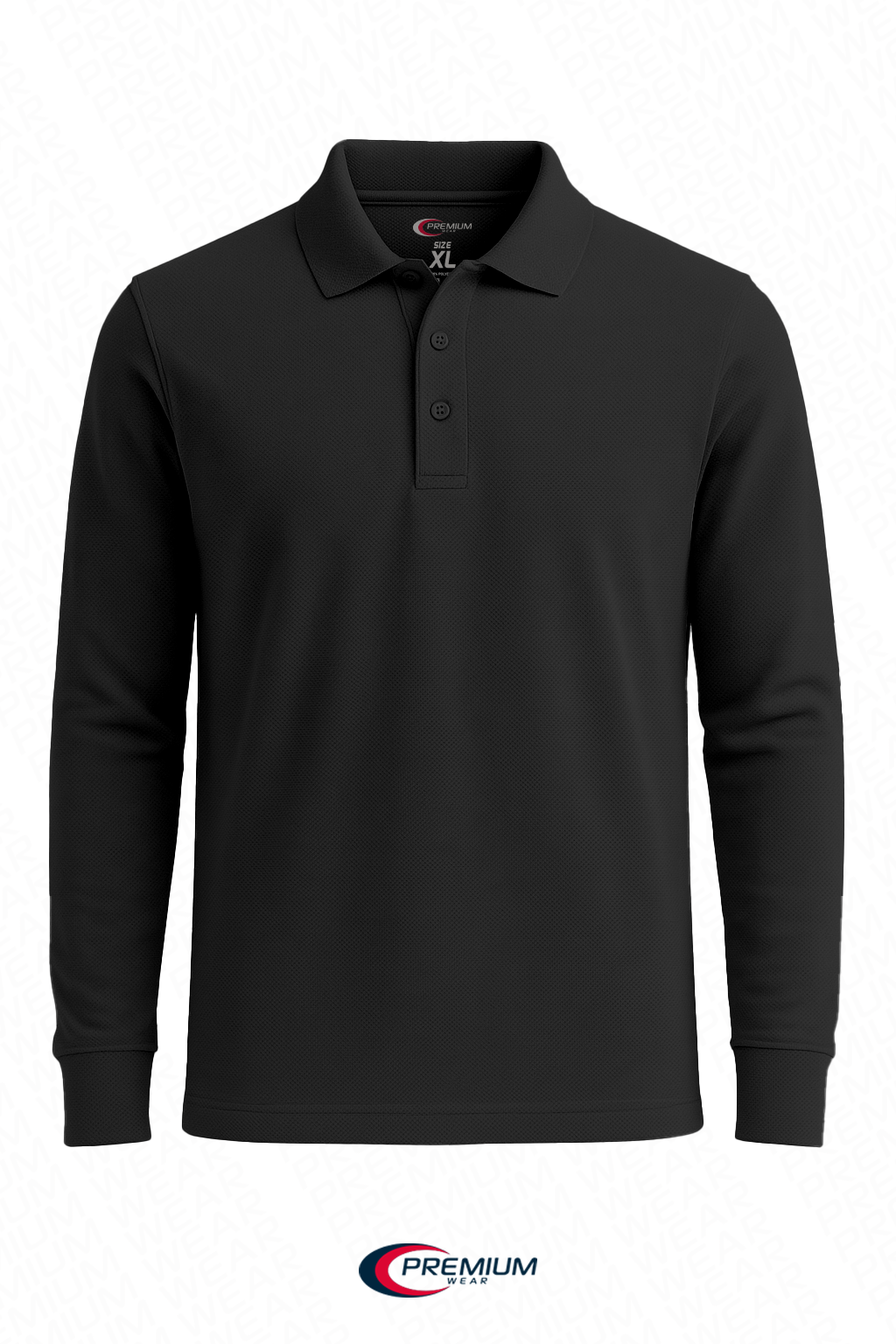 Boys/ Unisex Long Sleeve Pique Polo Shirt
