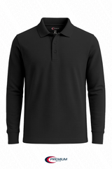 Boys/ Unisex Long Sleeve Pique Polo Shirt