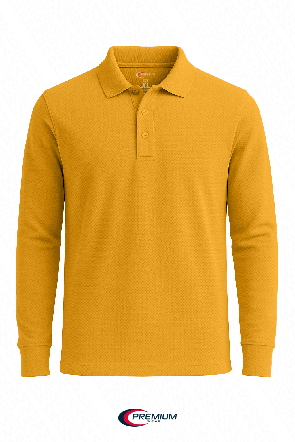 Boys/ Unisex Long Sleeve Pique Polo Shirt