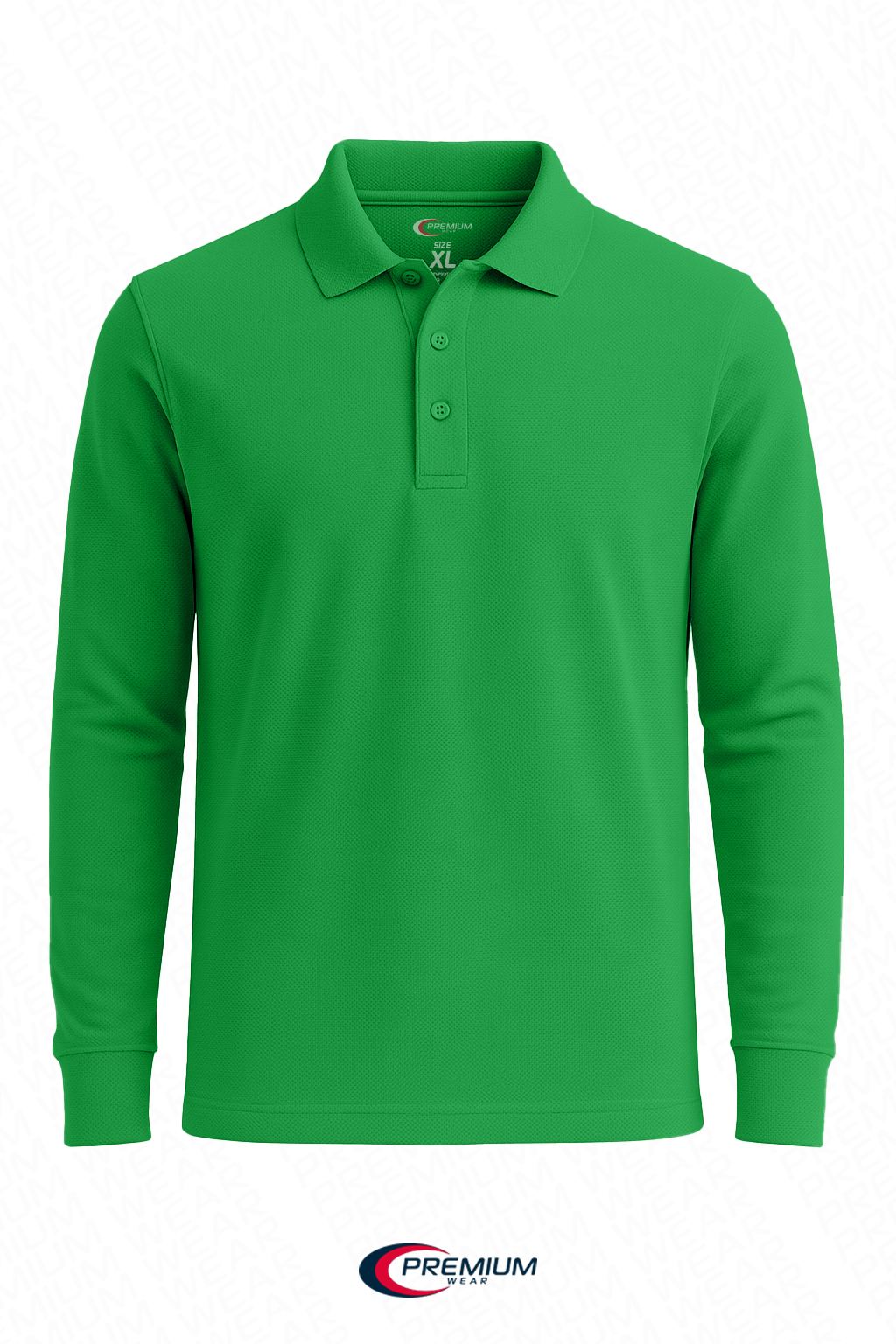 Boys/ Unisex Long Sleeve Pique Polo Shirt