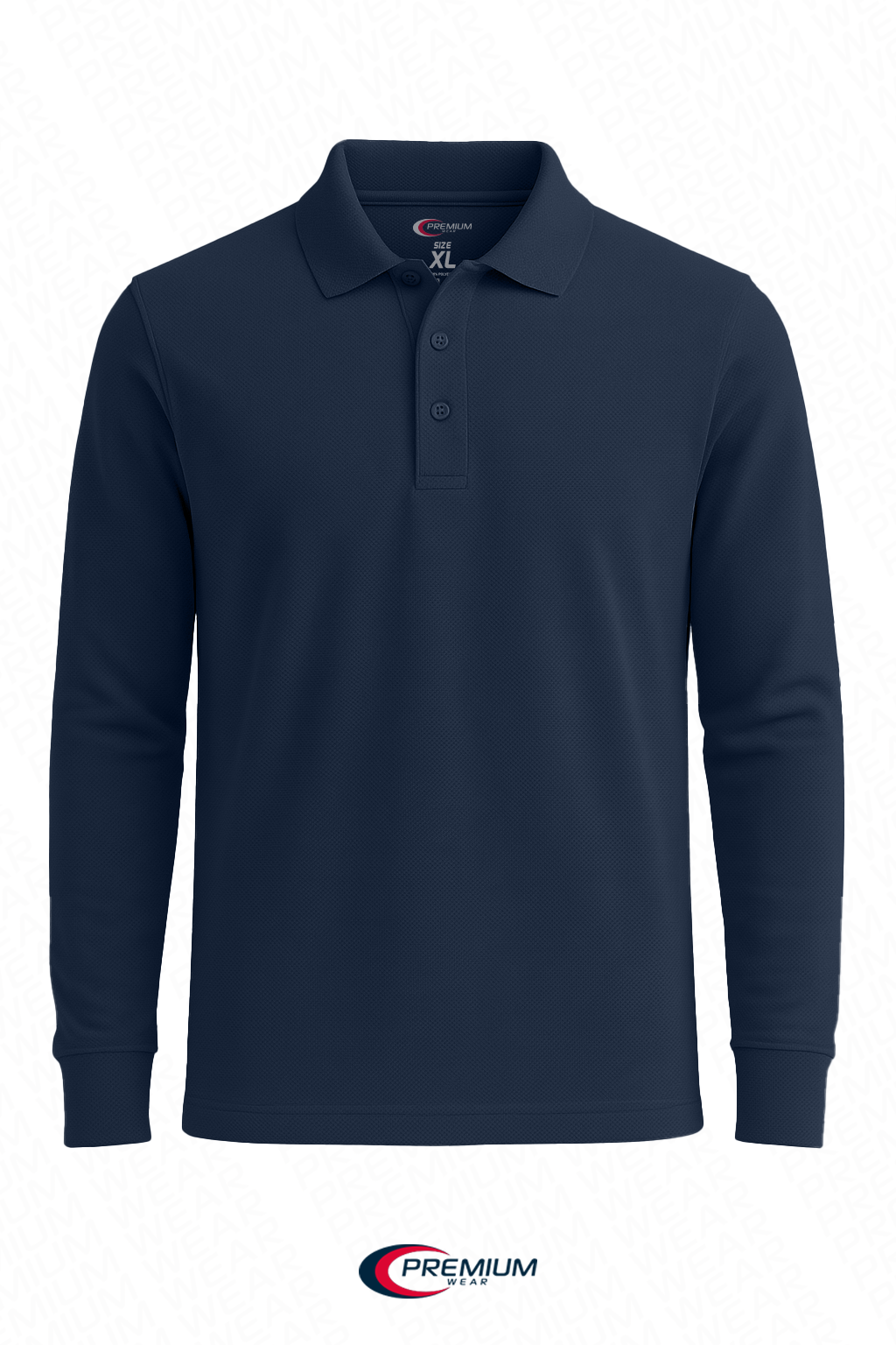 Boys/ Unisex Long Sleeve Pique Polo Shirt