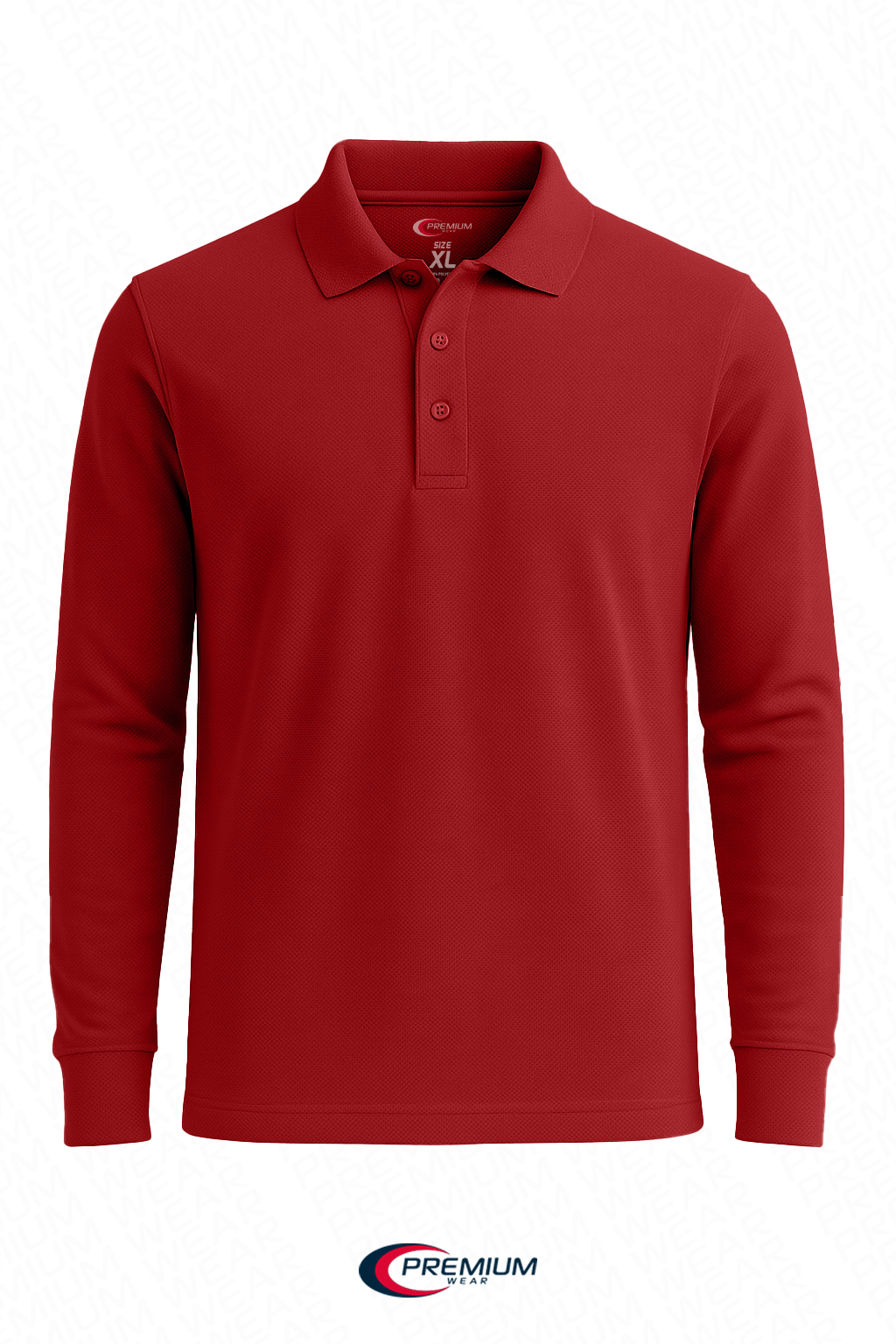 Boys/ Unisex Long Sleeve Pique Polo Shirt