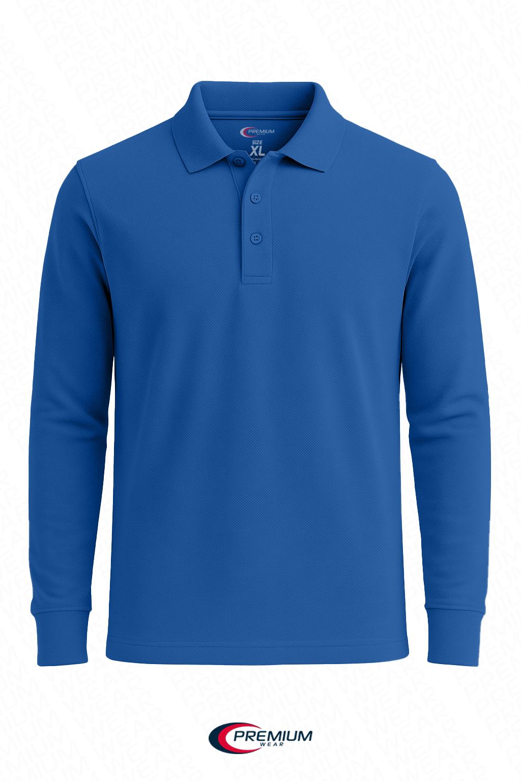 Boys/ Unisex Long Sleeve Pique Polo Shirt