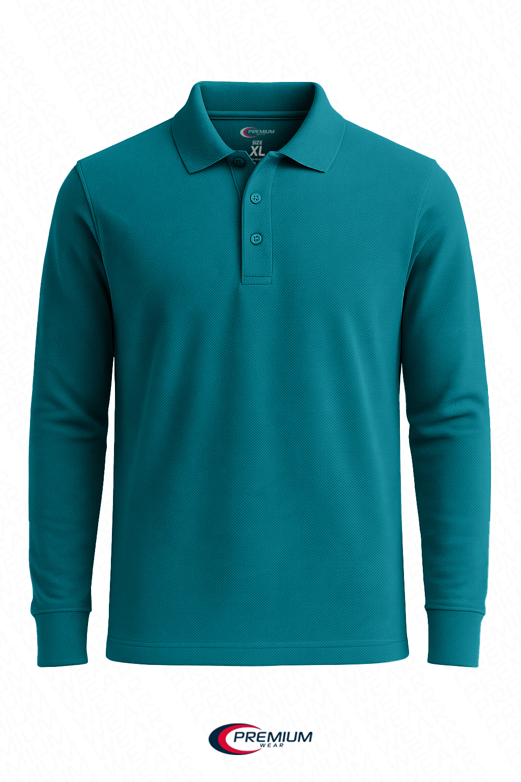 Boys/ Unisex Long Sleeve Pique Polo Shirt