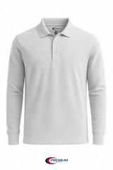 Boys/ Unisex Long Sleeve Pique Polo Shirt