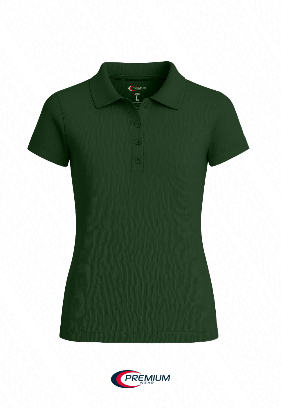 Girls Short Sleeve Pique Polo Shirt