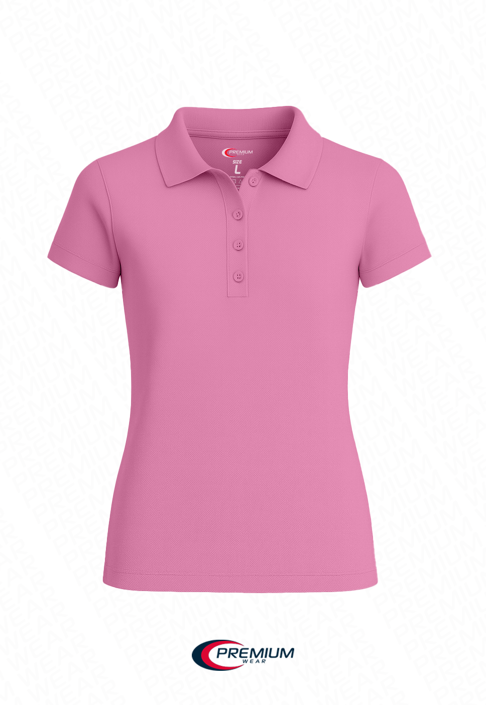 Girls Short Sleeve Pique Polo Shirt