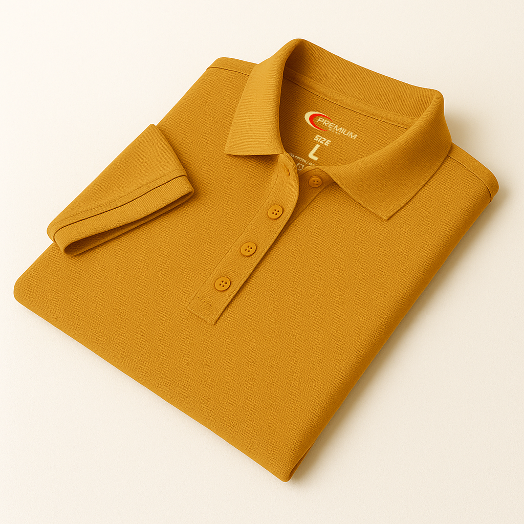 Girls Short Sleeve Pique Polo Shirt