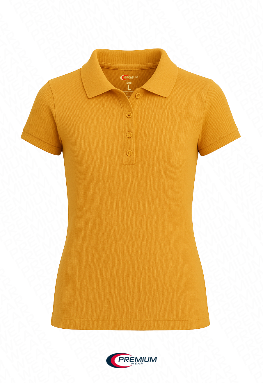 Girls Short Sleeve Pique Polo Shirt