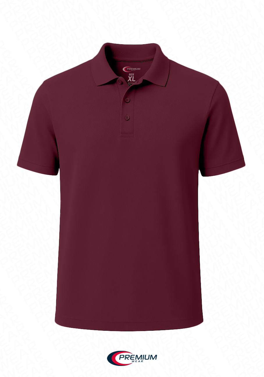Men's Dri Fit Moisture Wicking Polo Shirt - Single