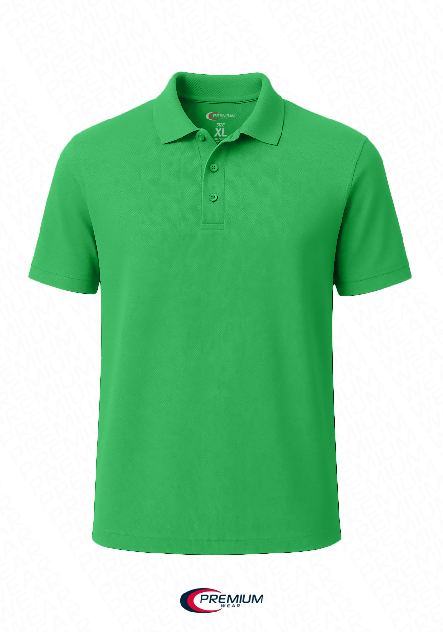 Men's Dri Fit Moisture Wicking Polo Shirt - Single