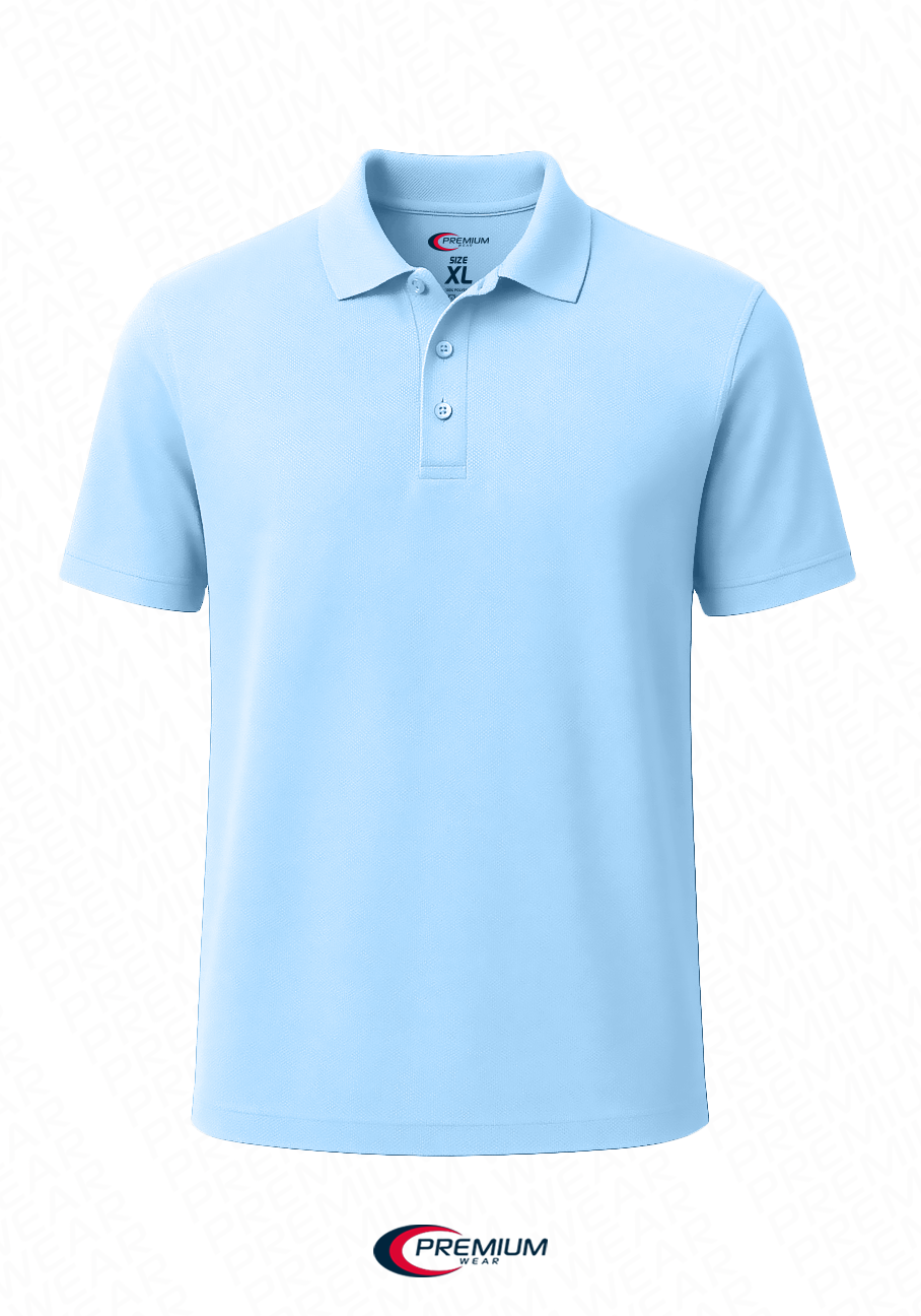 Boys/Unisex Dri Fit Moisture Wicking Polo Shirt - 3 pack - Wholesale Bulk School Uniforms