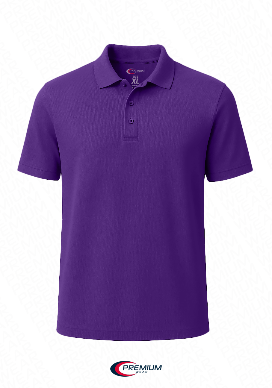 Men's Dri Fit Moisture Wicking Polo Shirt - Single