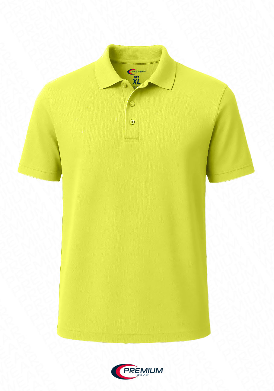 Men's Dri Fit Moisture Wicking Polo Shirt - Single