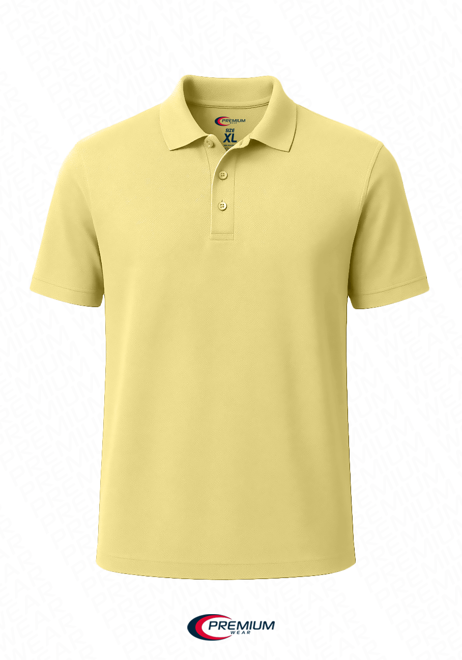 Men's Dri Fit Moisture Wicking Polo Shirt - Single