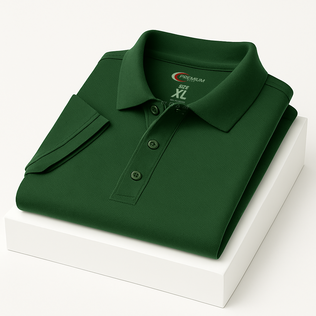Men's Dri Fit Moisture Wicking Polo Shirt - Single