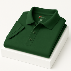 Men's Dri Fit Moisture Wicking Polo Shirt - Single