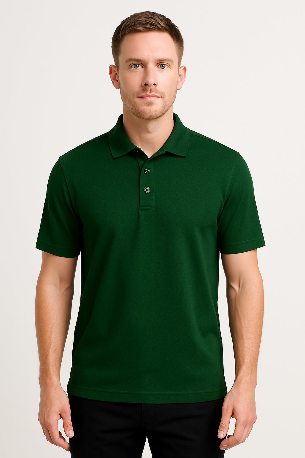 Men's Dri Fit Moisture Wicking Polo Shirt - Single