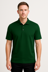 Men's Dri Fit Moisture Wicking Polo Shirt - Single