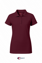 Juniors Short Sleeve Dri Fit Moisture Wicking Polo Shirt - single