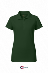 Juniors Short Sleeve Dri Fit Moisture Wicking Polo Shirt - single