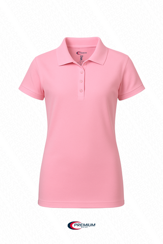 Juniors Short Sleeve Dri Fit Moisture Wicking Polo Shirt