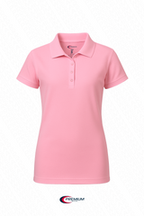 Juniors Short Sleeve Dri Fit Moisture Wicking Polo Shirt - single