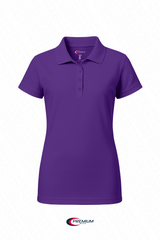 Juniors Short Sleeve Dri Fit Moisture Wicking Polo Shirt - single